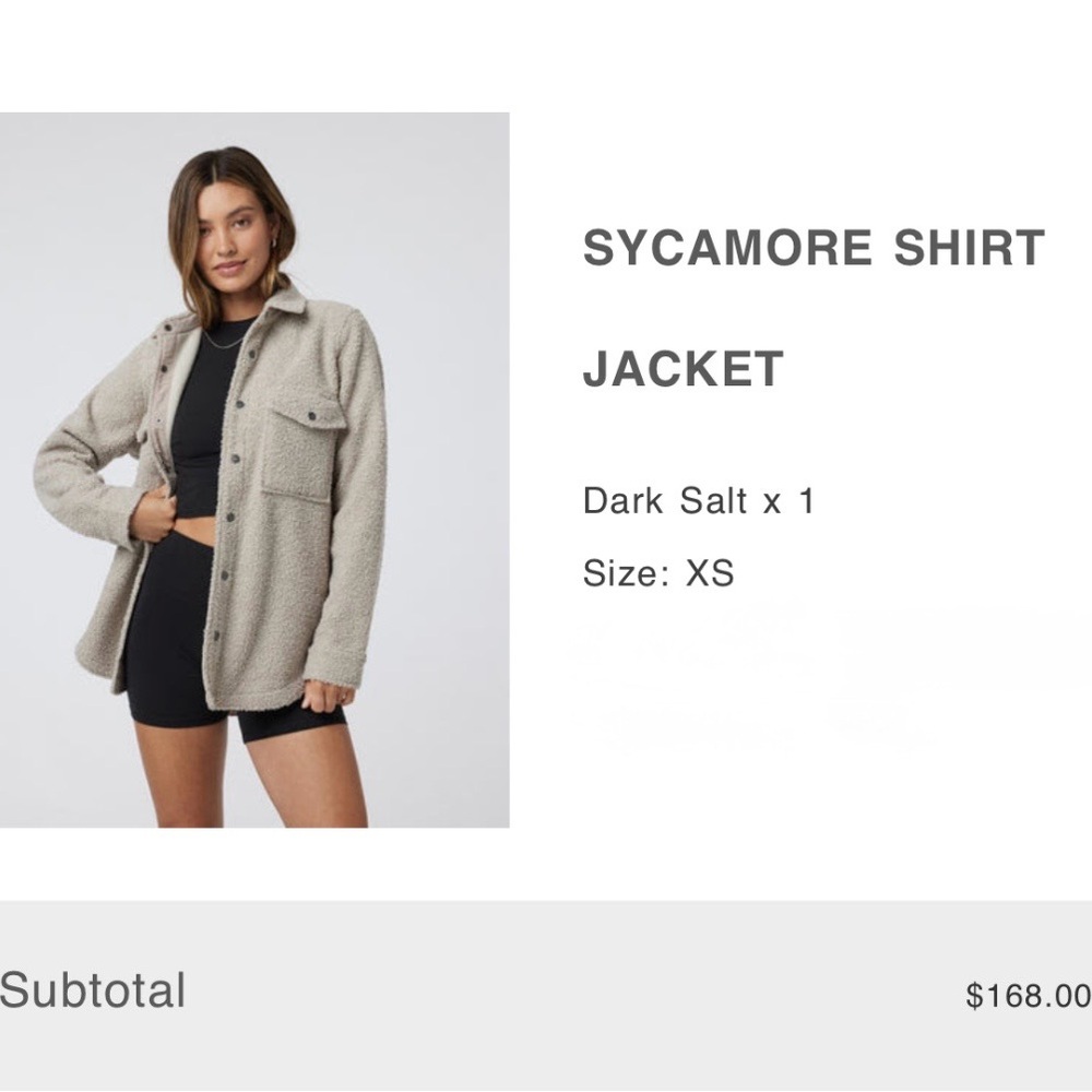 Vuori Sycamore Shirt Jacket Shacket - XS - Dark Salt - Picture 7 of 7